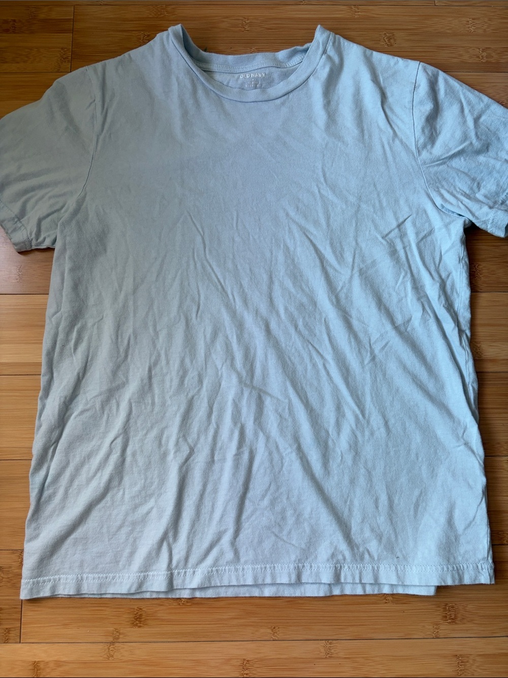Old Navy Men's Pale Blue Short Sleeve Crew Tee Size Medium